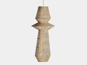PLISSÉ RATTAN - Rattan pendant lamp by Vical Home - view 2